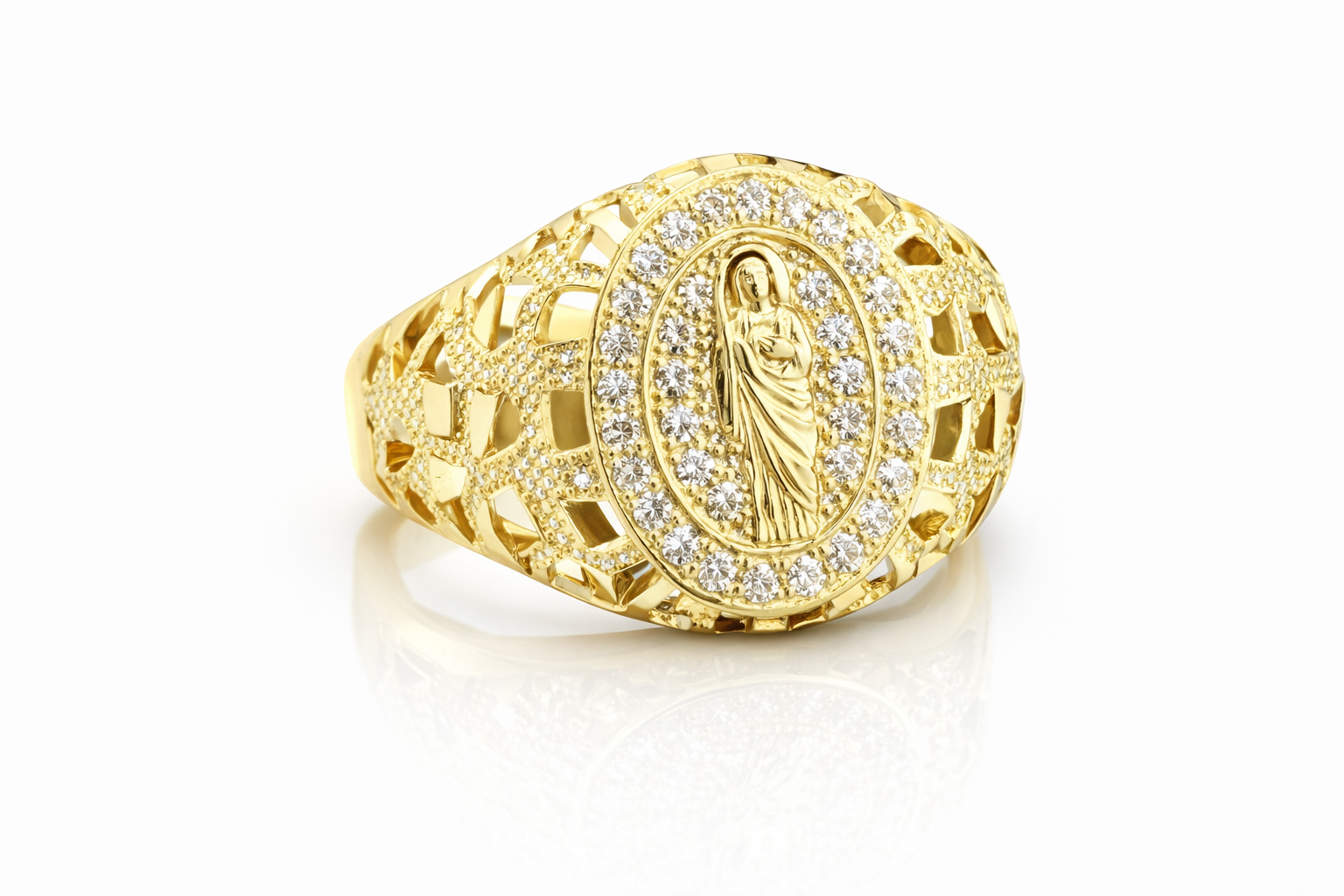 10K Gold Men’s Saint Jude Ring
