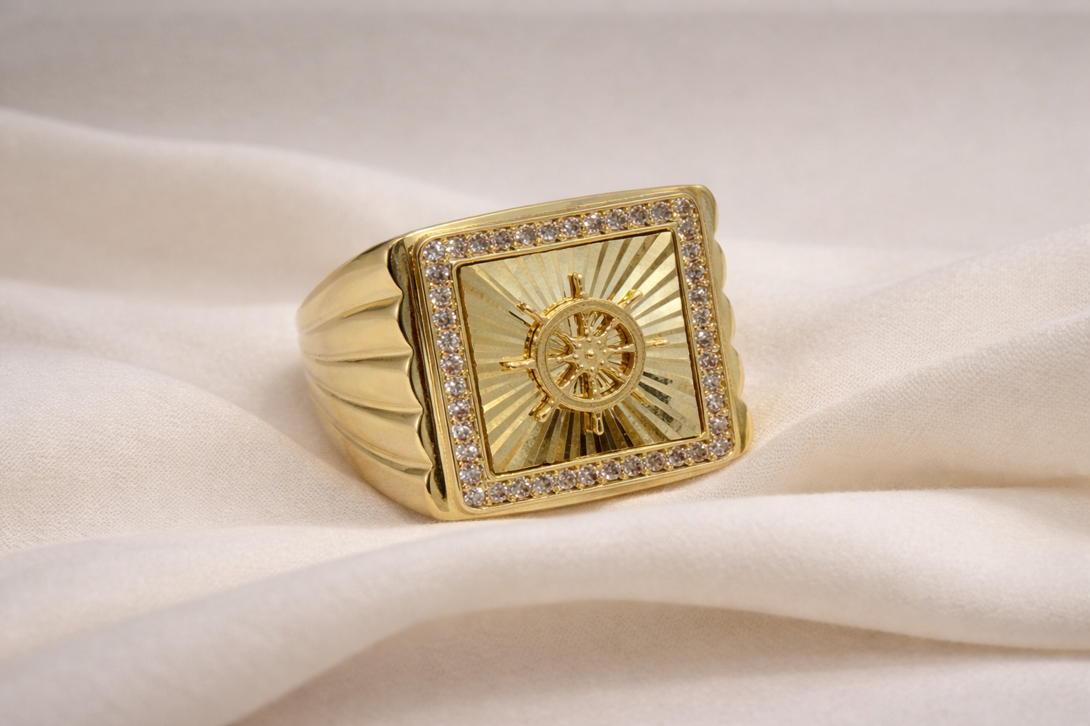10K Gold Menโs Ring ๐