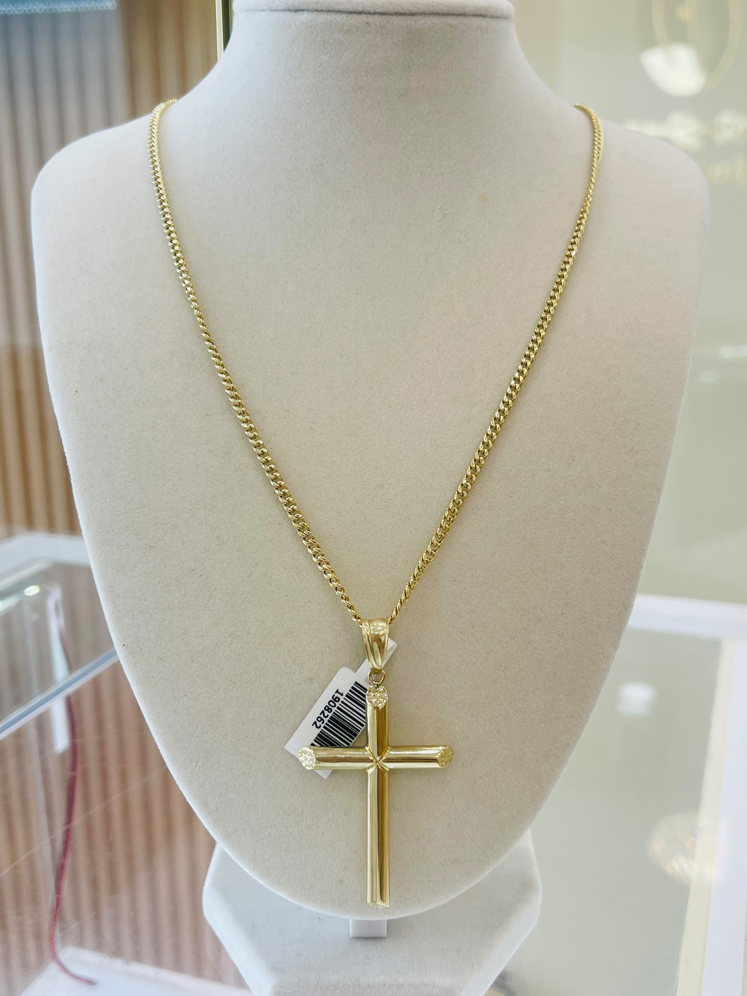 Set cadena y medalla oro 10k