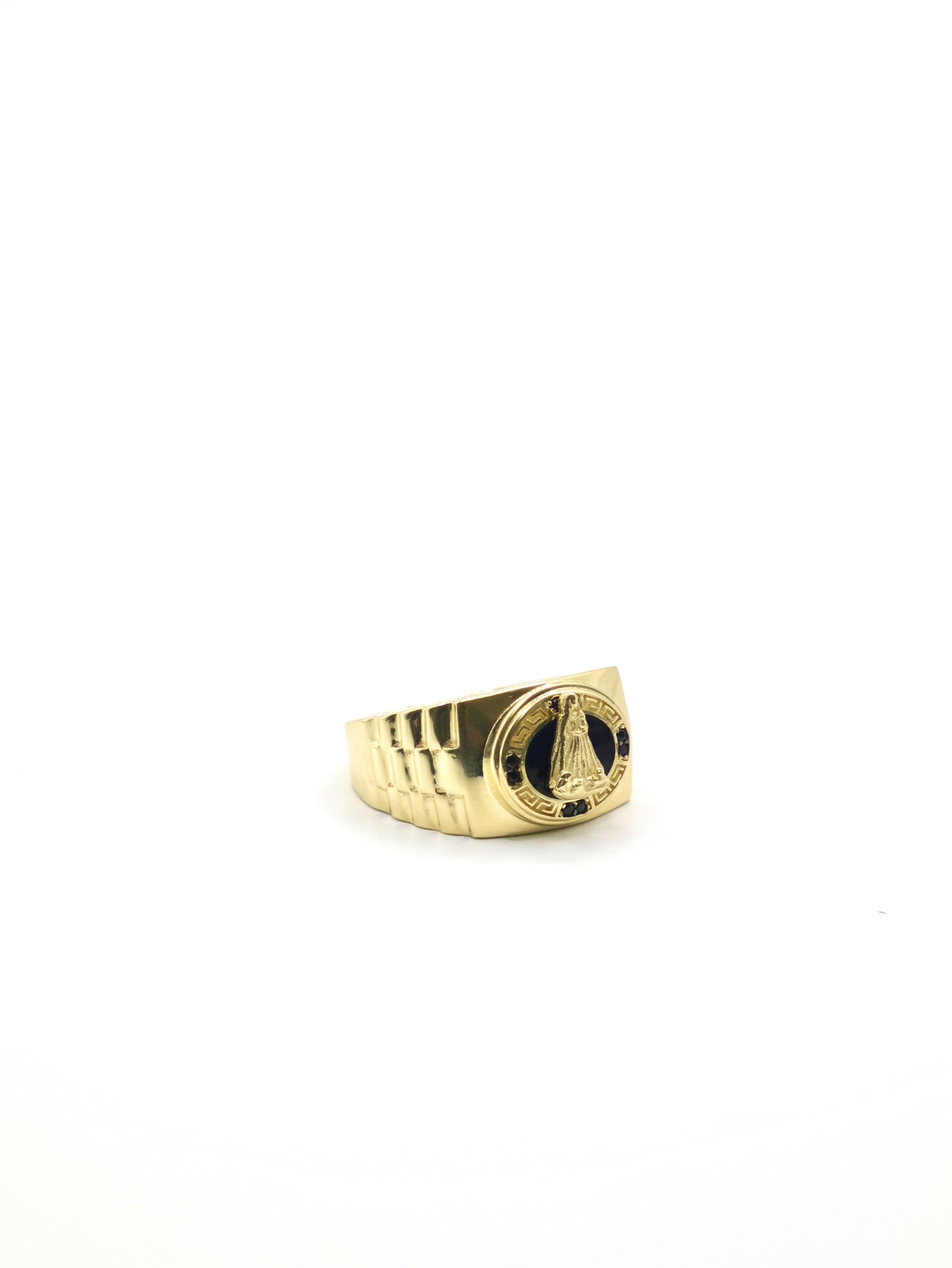 Anillo Caridad del Cobre Negro - 10K