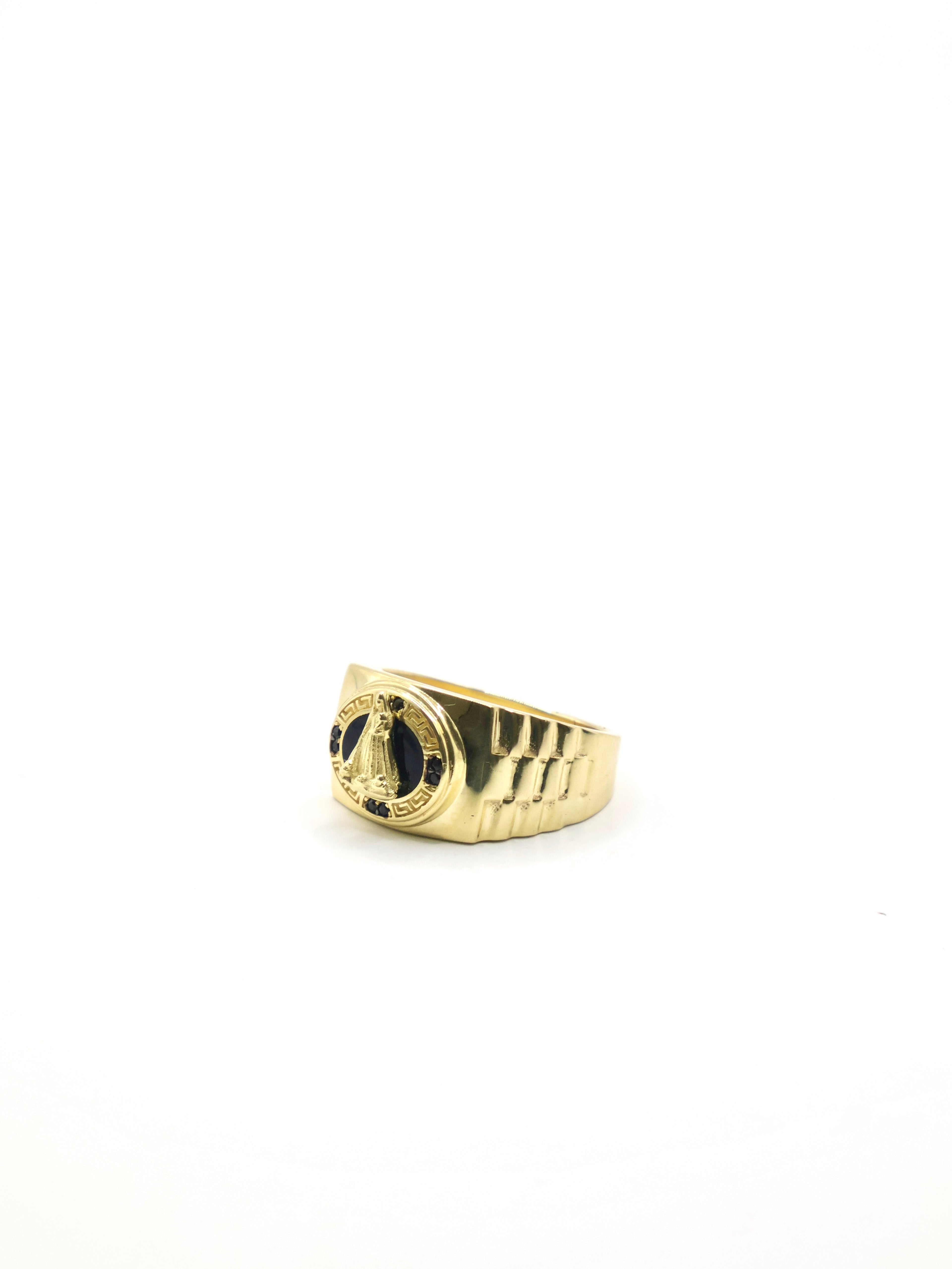 Anillo Caridad del Cobre Negro - 10K