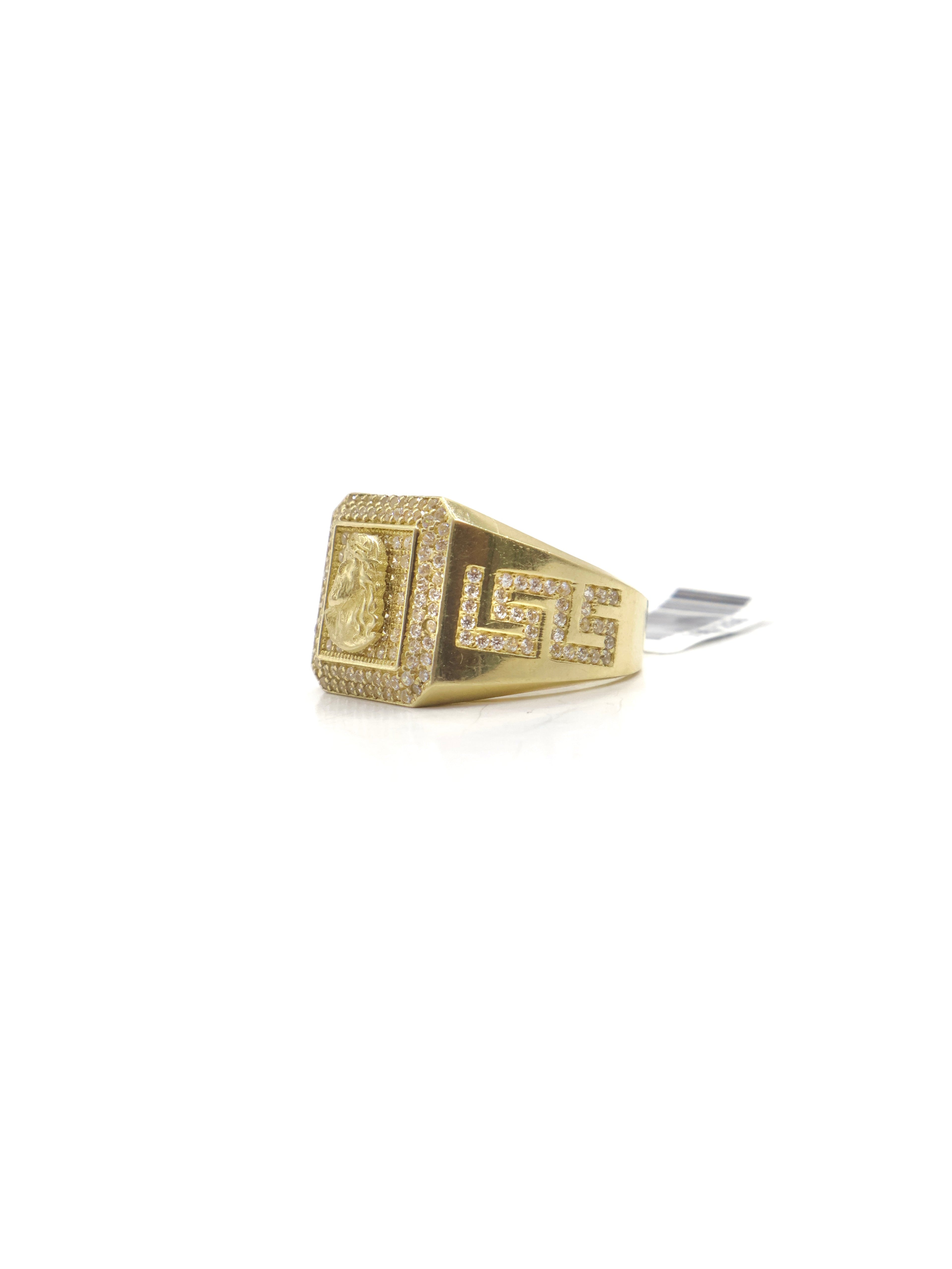 Anillo Cara de Cristo - 10K
