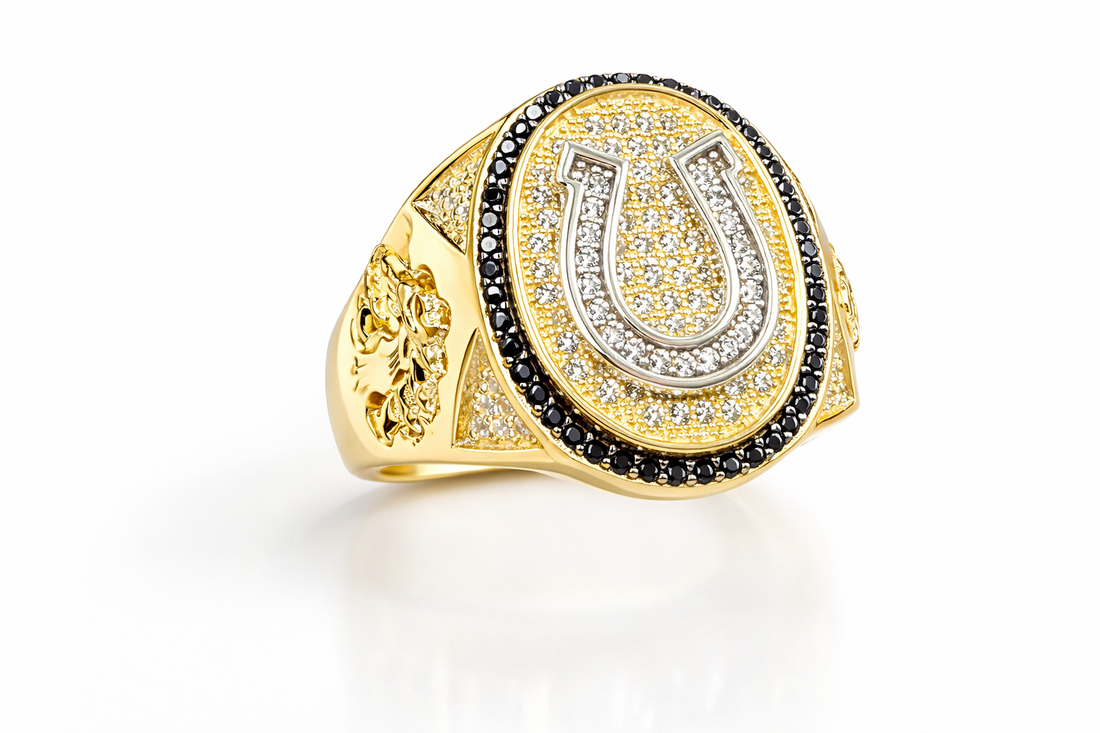 10K Gold Men’s Horseshoe Ring