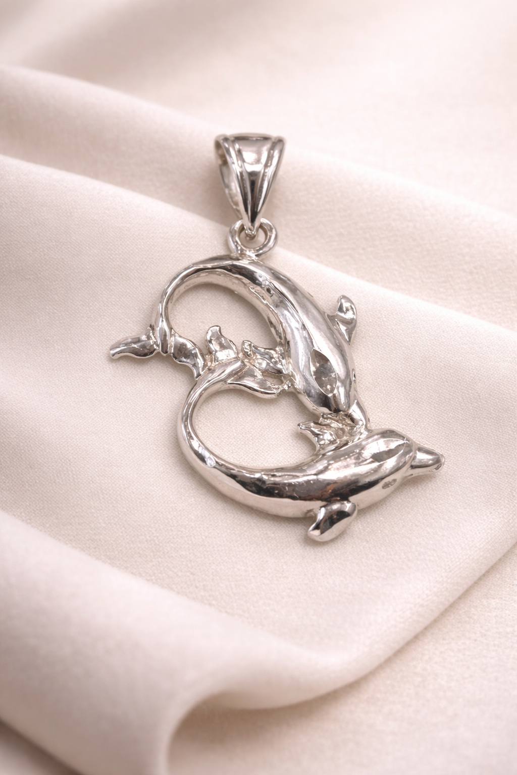 Dolphin Pendant – 925 Sterling Silver
