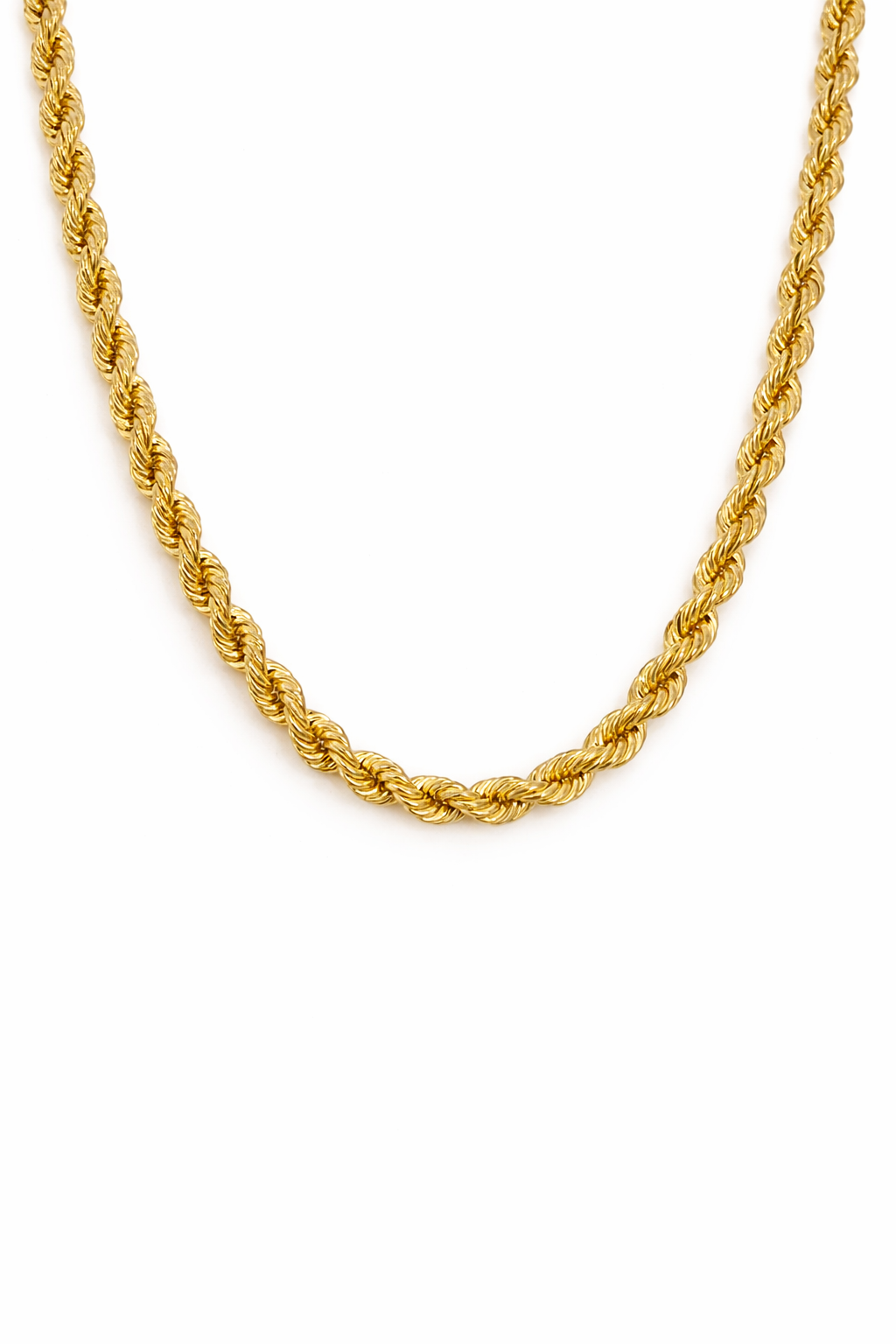 10K Gold 3mm Rope Hallow Chain
