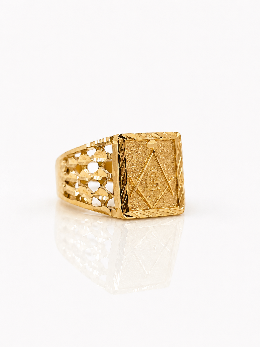 10K Gold Men’s Ring - Masón