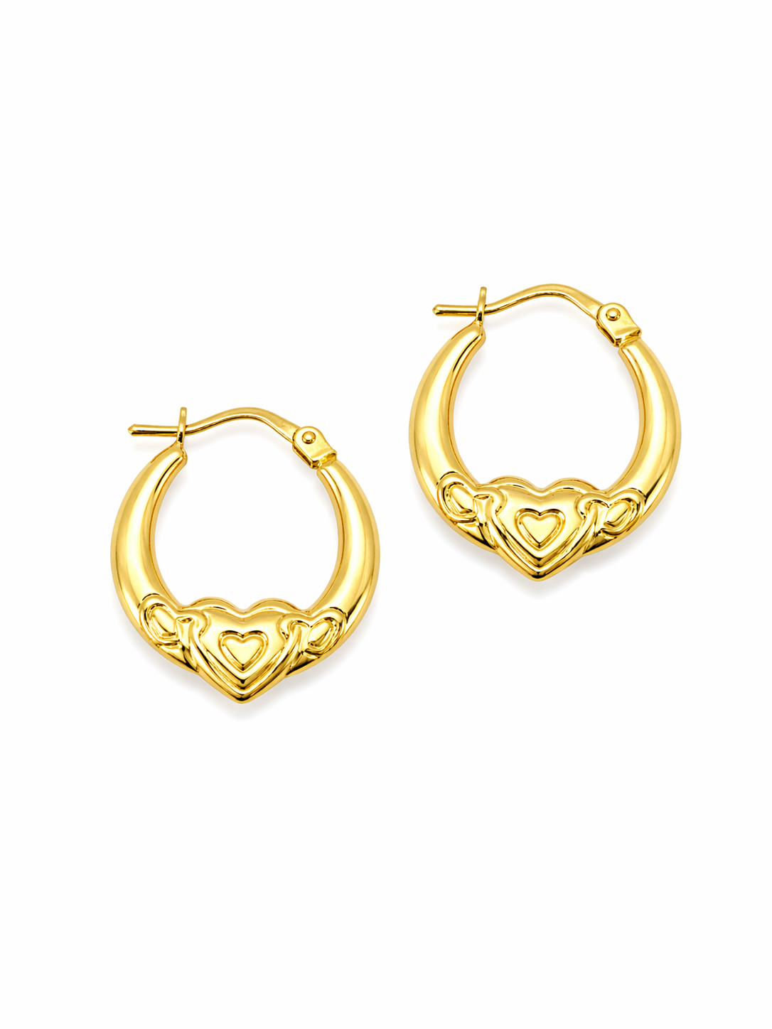 10K Gold Hoop Earrings
