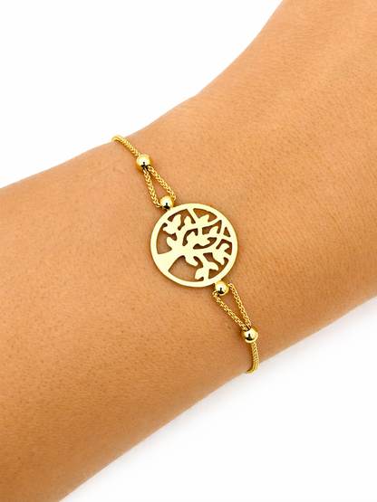 10K Gold Tree of Life Women’s Braceletr
