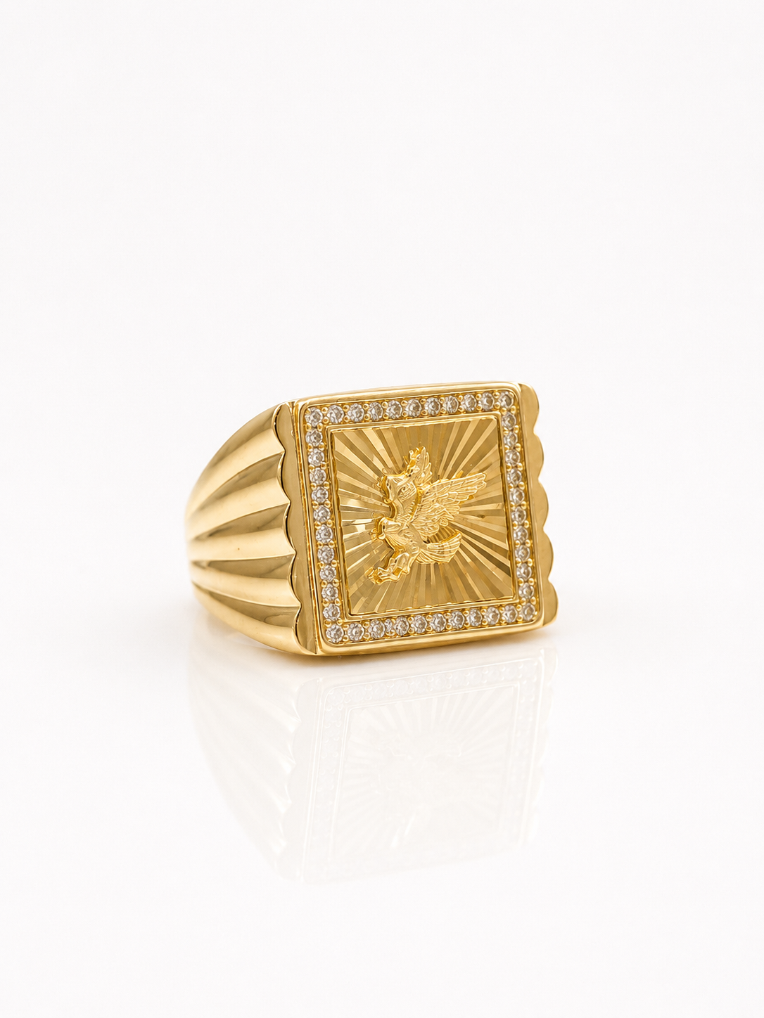 10K Gold Men’s Ring - Eagle