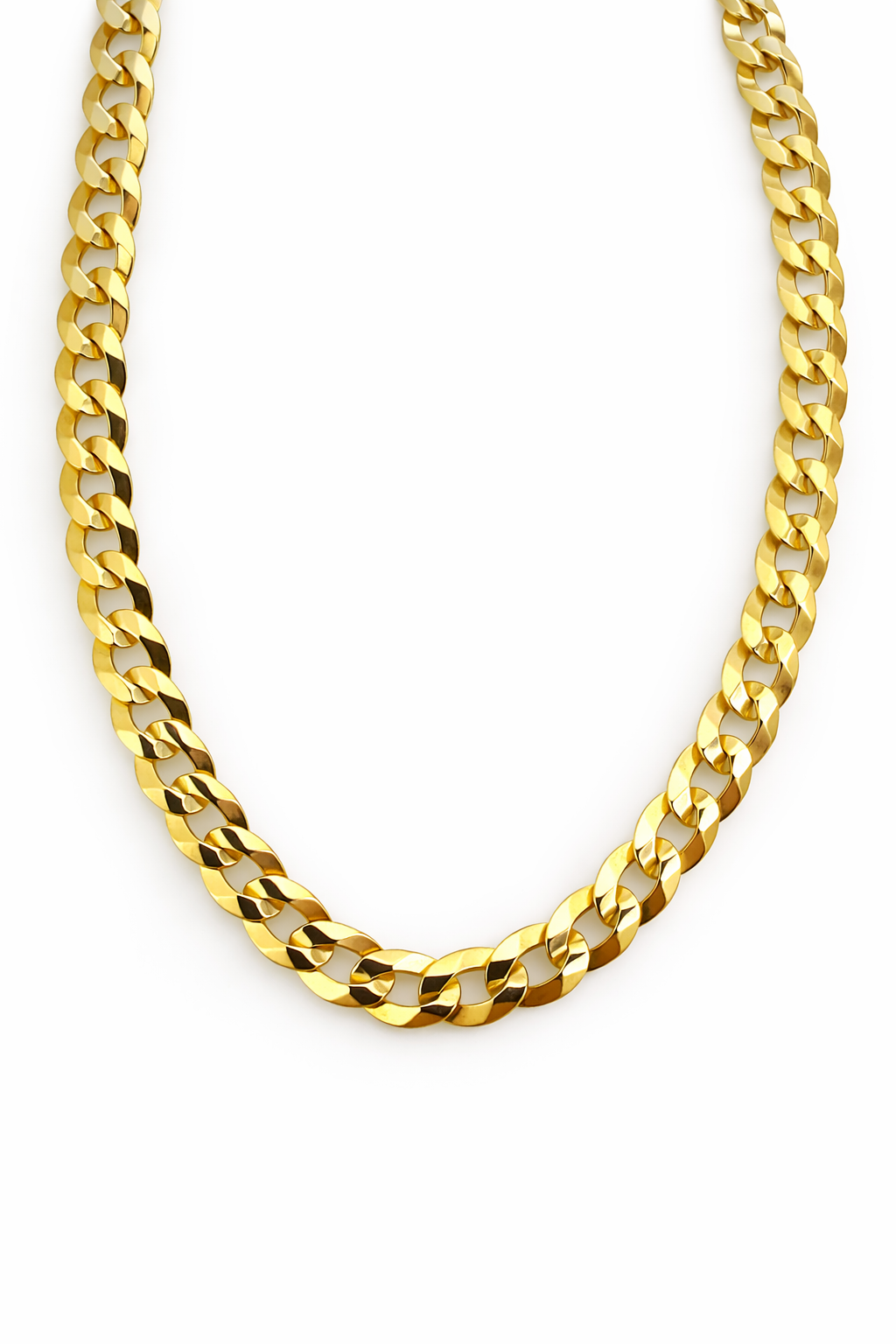 10K Gold 22” 5mm Curb Link Chain