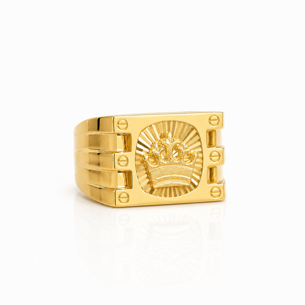 10K Gold Men’s Ring - Crown