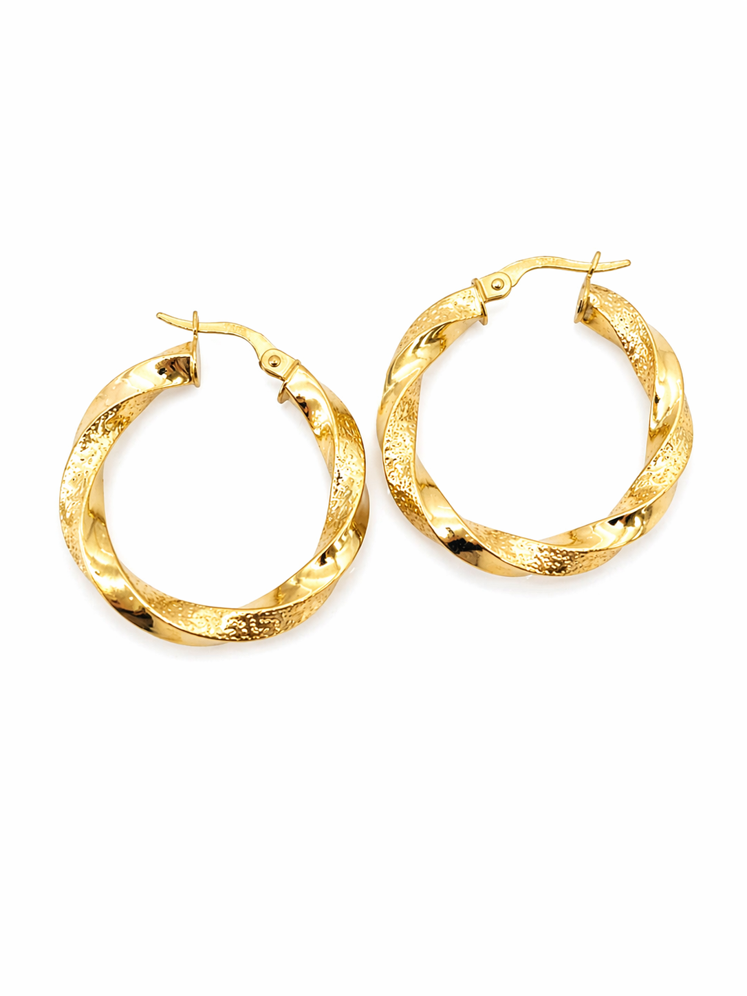 10K Gold Hoop Earrings