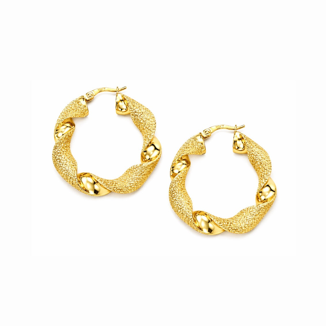 14K Gold Hoop Earrings