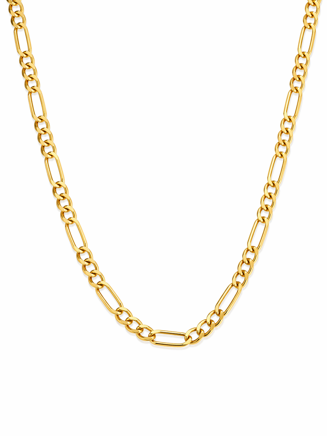 14K Gold 3mm Figaro Chain