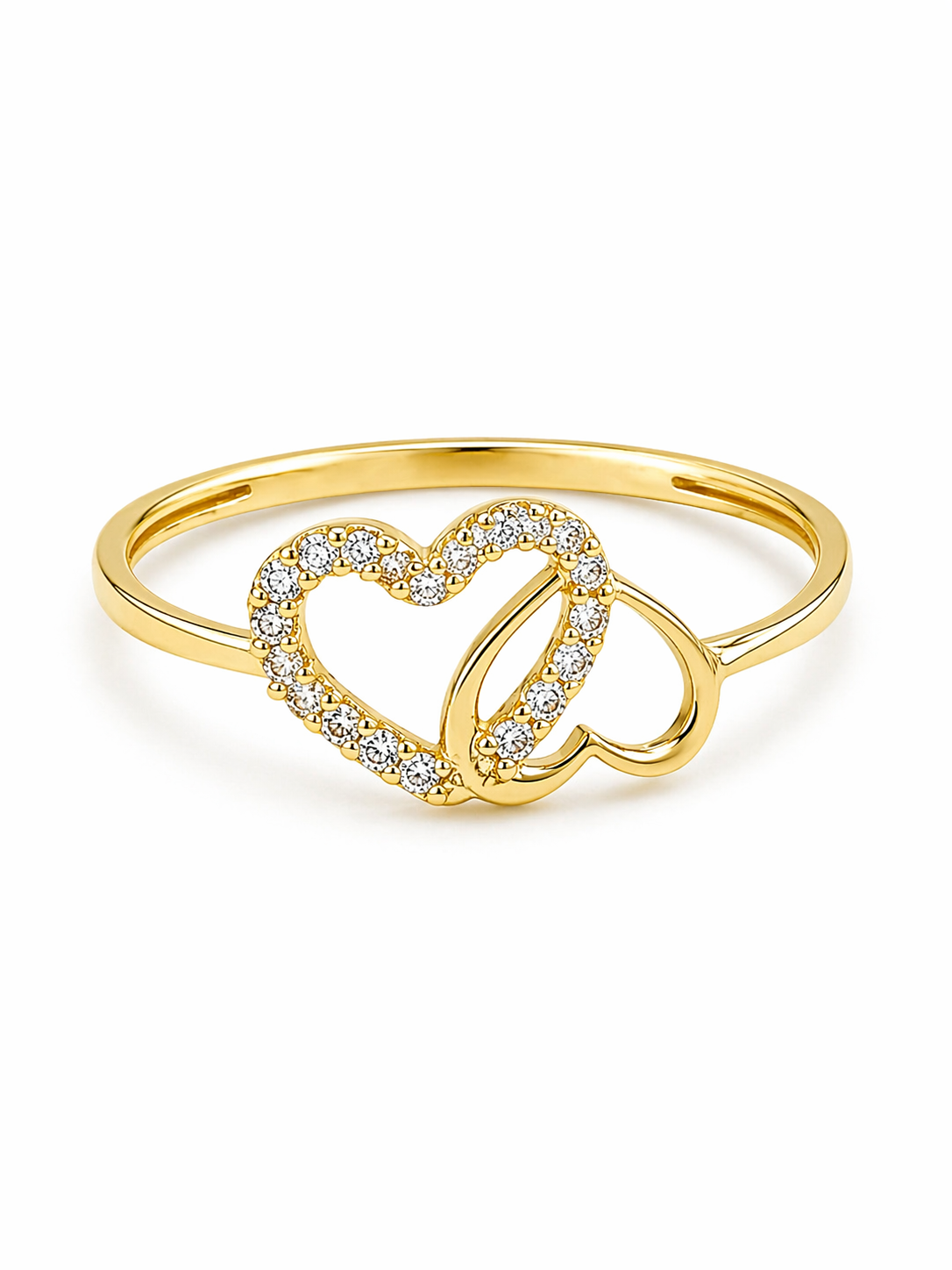 10K Gold Women’s Hearts Ring