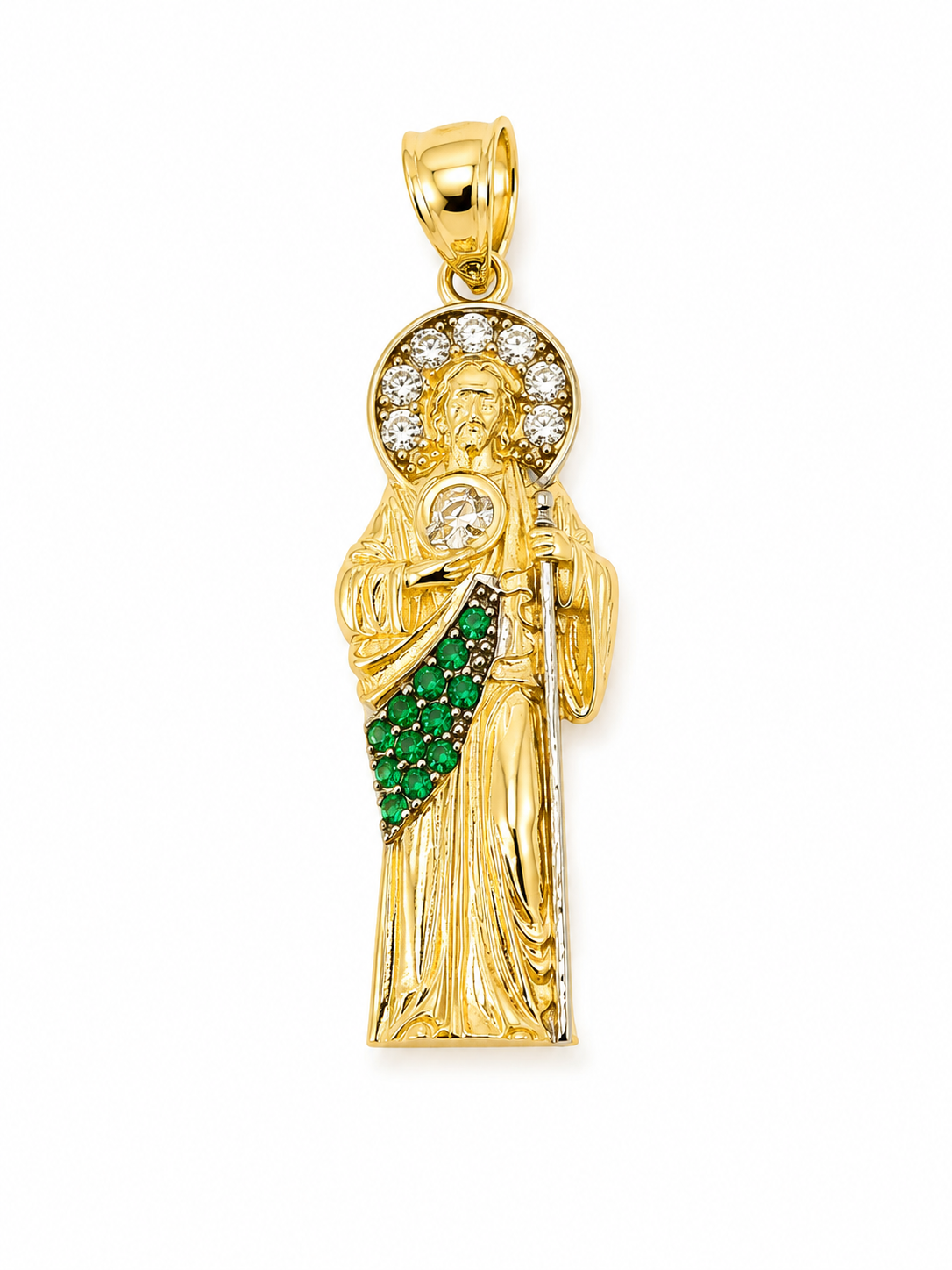10K Gold Saint Jude Pendant