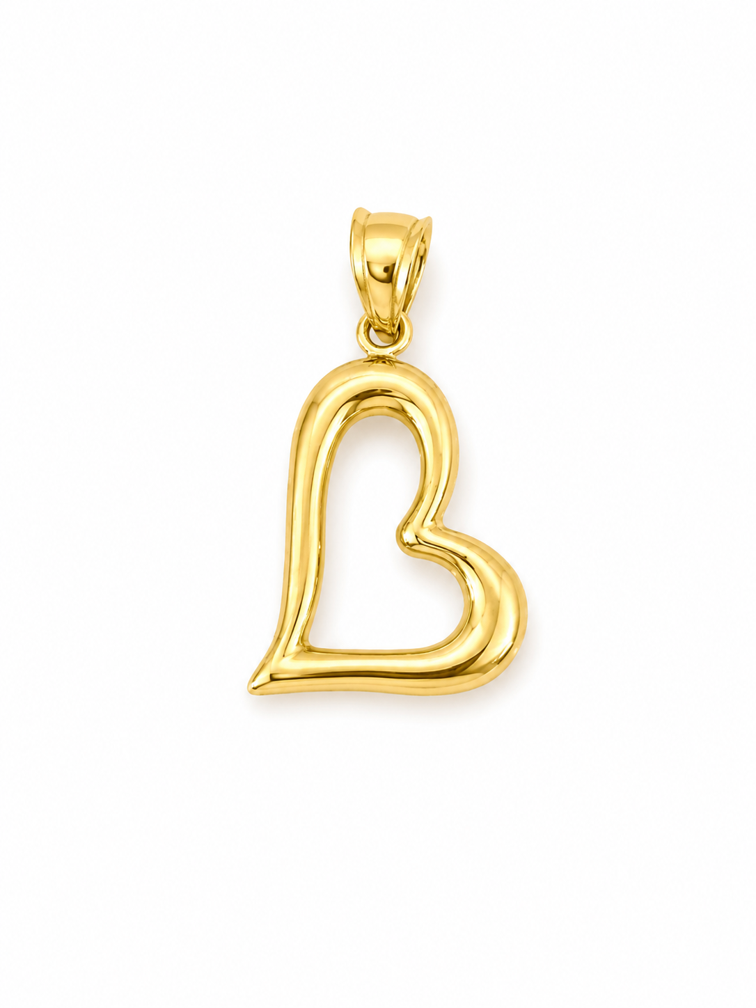 10K Gold Heart Pendant