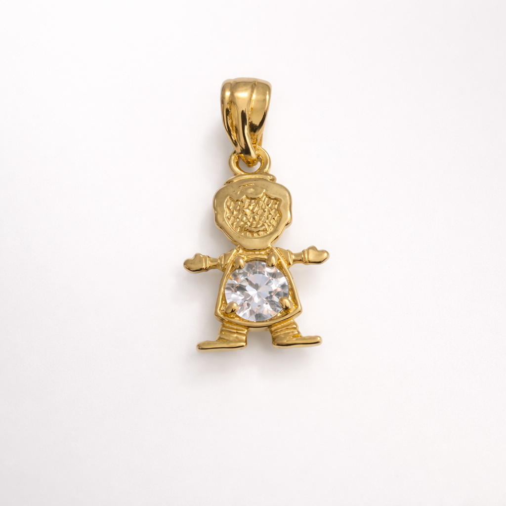 10K Gold Boy Pendant
