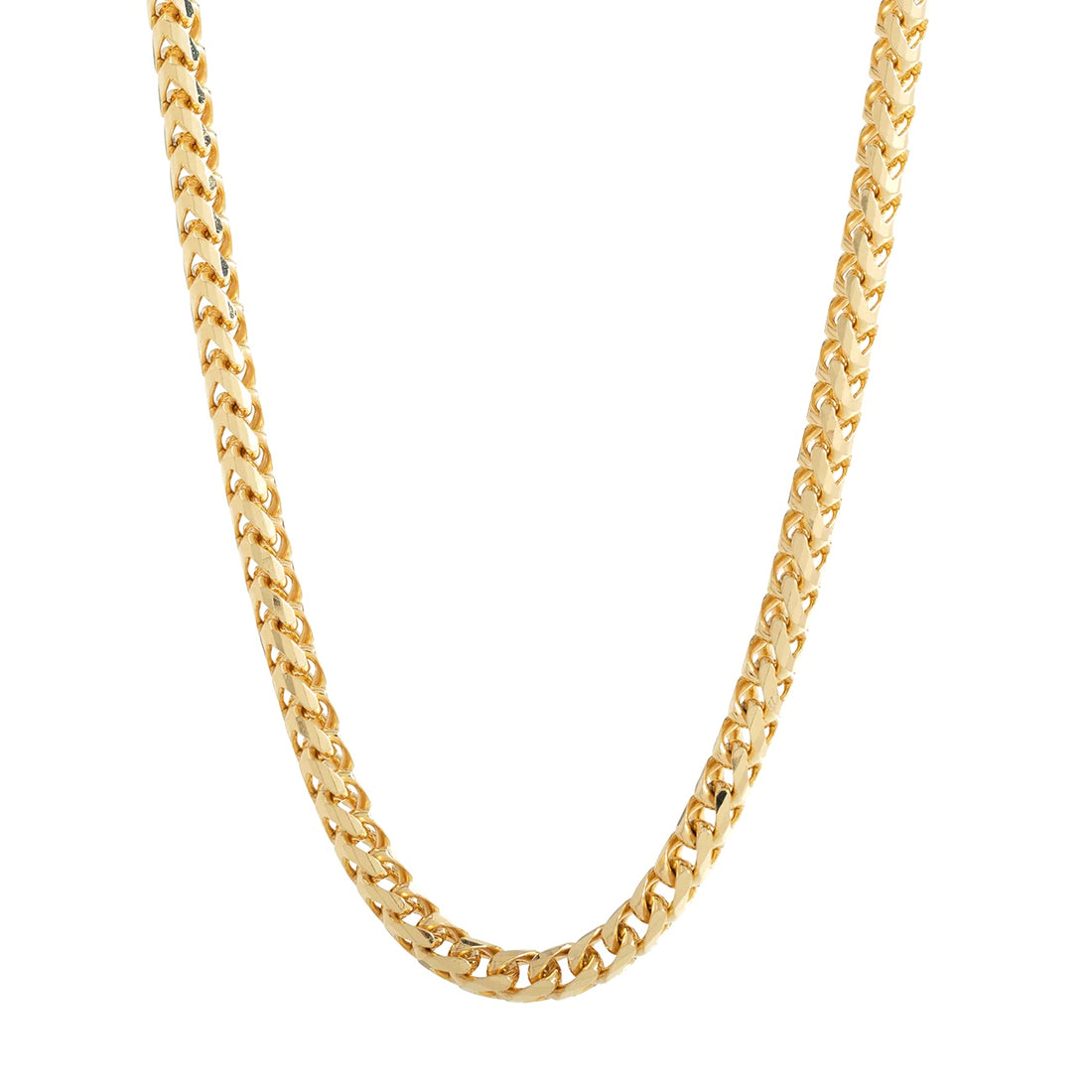 Franco Chain 3mm Hallow 10k Gold 24”