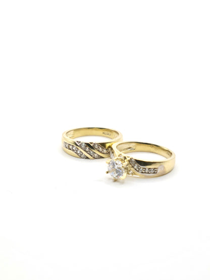 Anillo Duo Ondas - 10K