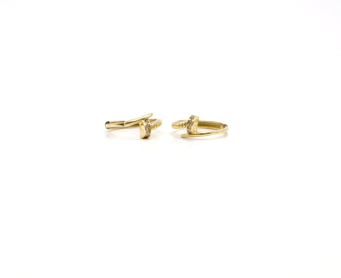 Argollas de Clavo - 14K