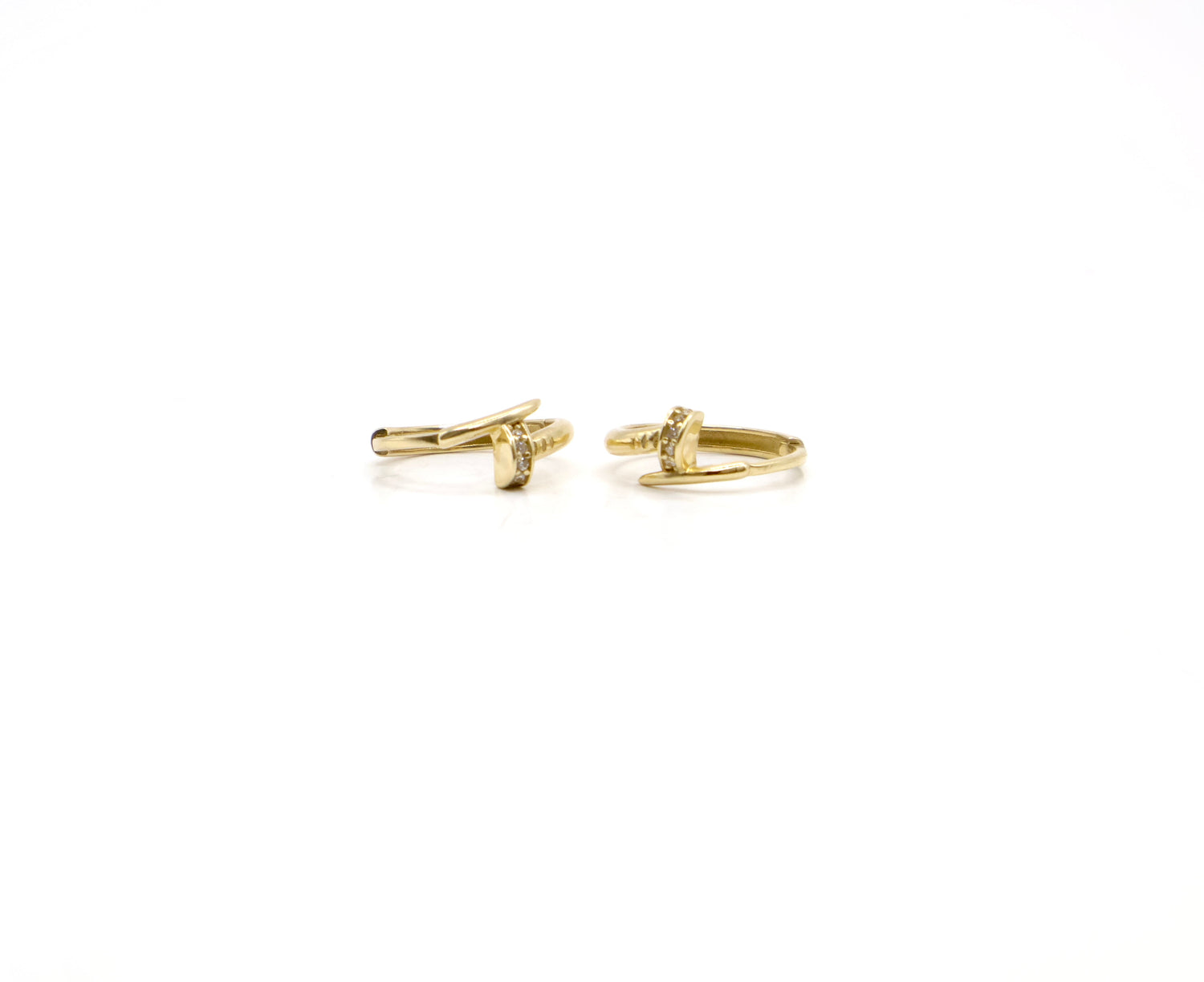 Argollas de Clavo - 14K